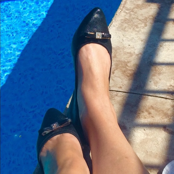 Butterfly Twist black flats🦋 - Picture 6 of 6